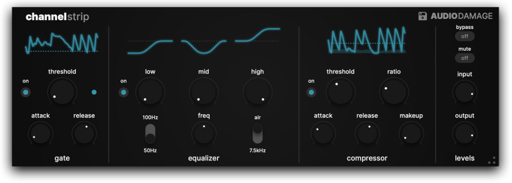 Audio Damage – AD058 ChannelStrip v1.1.1 MAC WIN-音频幻坊