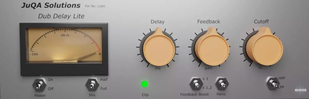 JuQA Solutions Dub Delay Lite v1.0.2 VST3 AU WiN MAC-音频幻坊