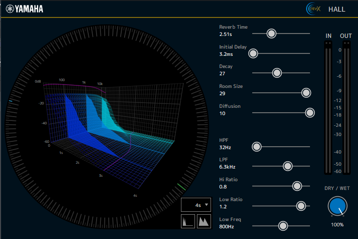 YAMAHA REV-X VST3 雅马哈混响-音频幻坊