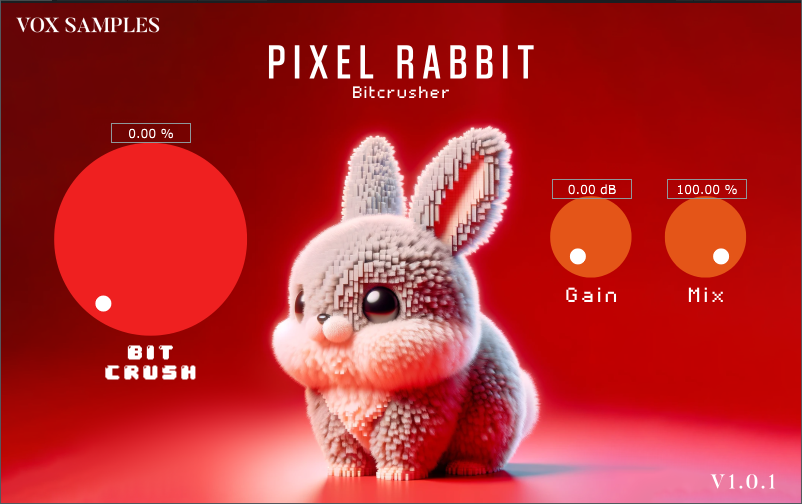 低保真 Pixel Rabbit Bitcrusher Plugin-音频幻坊