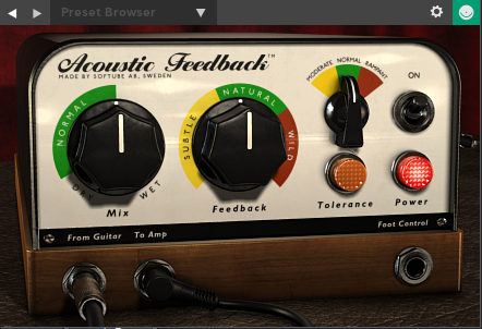 吉他反馈模拟-Softube Acoustic Feedback v2.5.9-R2R-音频幻坊