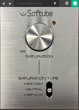 模拟输出失真效果-Softube Saturation Knob v2.5.9-R2R-音频幻坊