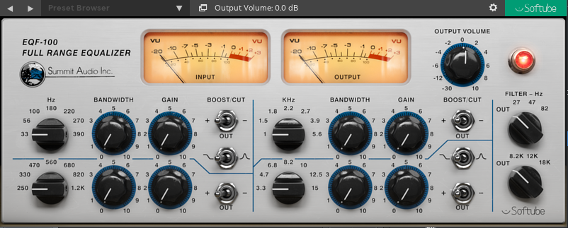 全频段被动管状均衡器-Softube Summit Audio EQF-100 v2.5.9-R2R-音频幻坊