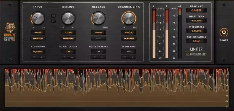 限制器-Fuse Audio Labs OCELOT Limiter v2.7-BUBBiX-音频幻坊