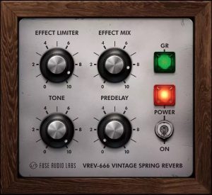 弹簧混响-Fuse Audio Labs VREV-666 (Vintage Spring Reverb) v2.7.0-音频幻坊
