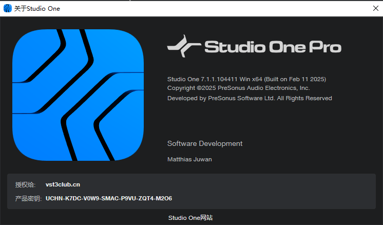一键安装免激活-PreSonus Studio One 7  v7.1.1.104411-音频幻坊