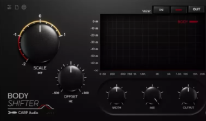 快速频谱处理插件 | CARP Audio Body Shifter v1.1.1 WIN版-音频幻坊