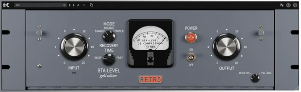 图片[1]-压缩器-Kazrog Retro STA-LEVEL v1.0.0 RETAiL WiN/MAC-音频幻坊