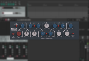 多功能五频段均衡器-Analog Obsession FIVER v4.0 VST VST3 AU AAX WiN macOS-音频幻坊