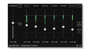 零延时降噪-Bertom Audio Denoiser Classic v3.0.9 x64 x86 VST3 AU AAX LiNUX WiN MAC-音频幻坊