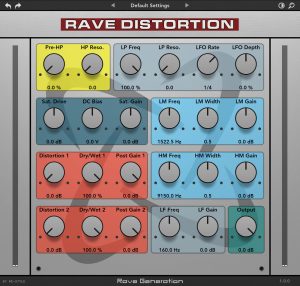 失真效果器插件-Rave Generation Rave Distortion v1.0.0 WiN MAC-GTA-音频幻坊