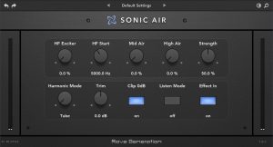 空气感效果器-Rave Generation Sonic Air v1.0.1 WiN MAC-GTA-音频幻坊