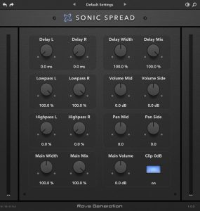 立体声插件-Rave Generation Sonic Spread v1.0.0 WiN MAC-GTA-音频幻坊
