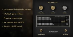 母带限制器-Soundspear Superlimit RETAiL v1.0 WiN-BUBBiX-音频幻坊