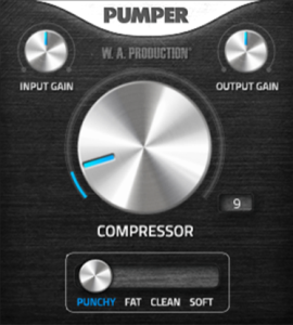 压缩-W. A.Production – Pumper Compressor.v1.0.1.VST.VST3.AU.MAC.WIN-音频幻坊
