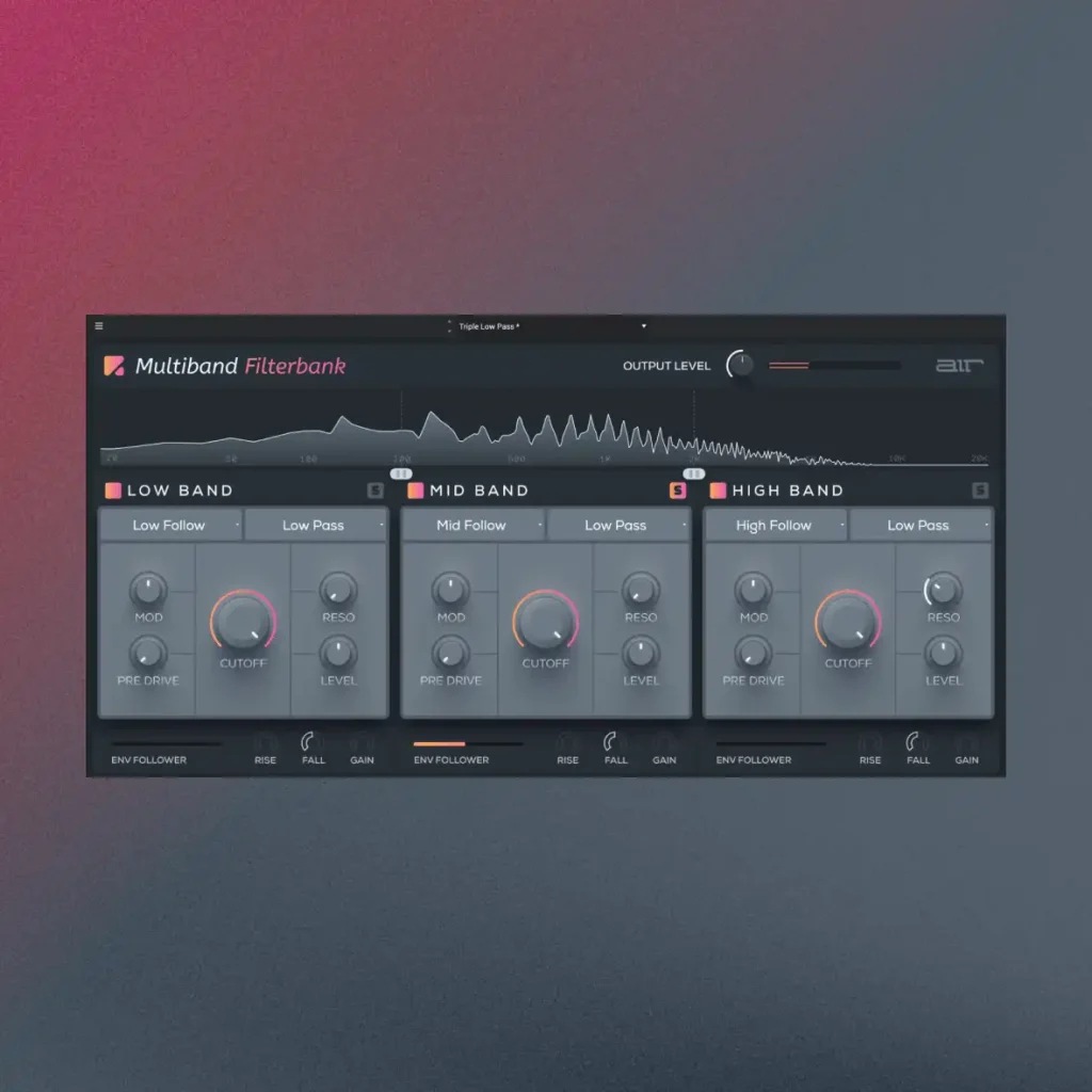 图片[1]-三频段滤波器-AIR Music Technology AIR Multiband Filterbank v1.0.0.37-TeamCubeadooby-音频幻坊