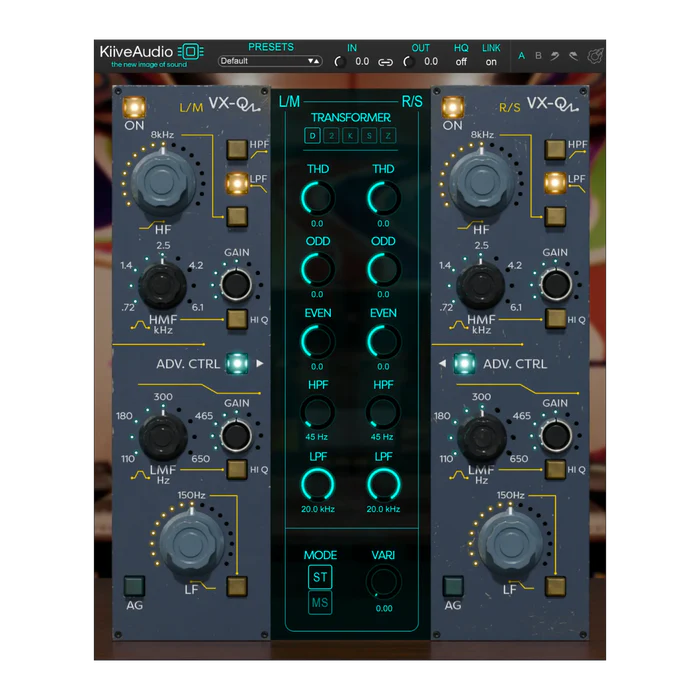 图片[1]-VX-Q 英式均衡器插件：清澈曲线 + 5 种变压器饱和度，音色塑形更自由