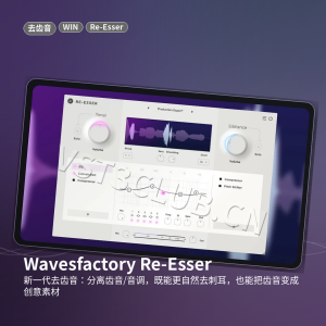 去齿音-Wavesfactory Re-Esser v1.0.1-音频幻坊