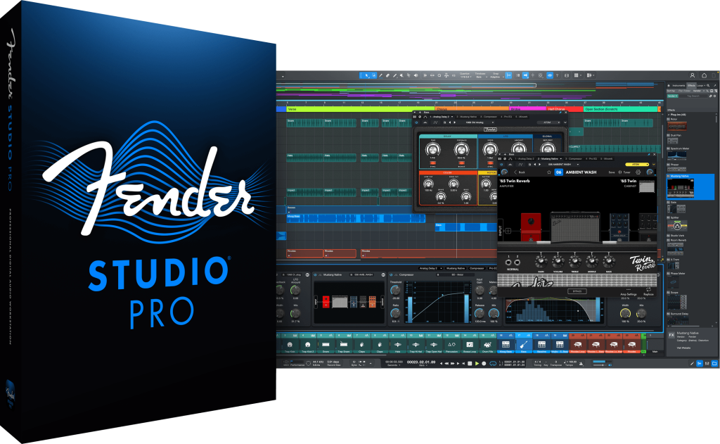 图片[1]-Fender Studio Pro 8 v8.0.1：Studio One 平台 + Fender 原厂音箱/效果｜音频幻坊·调音师资源网 VST3CLUB.CN