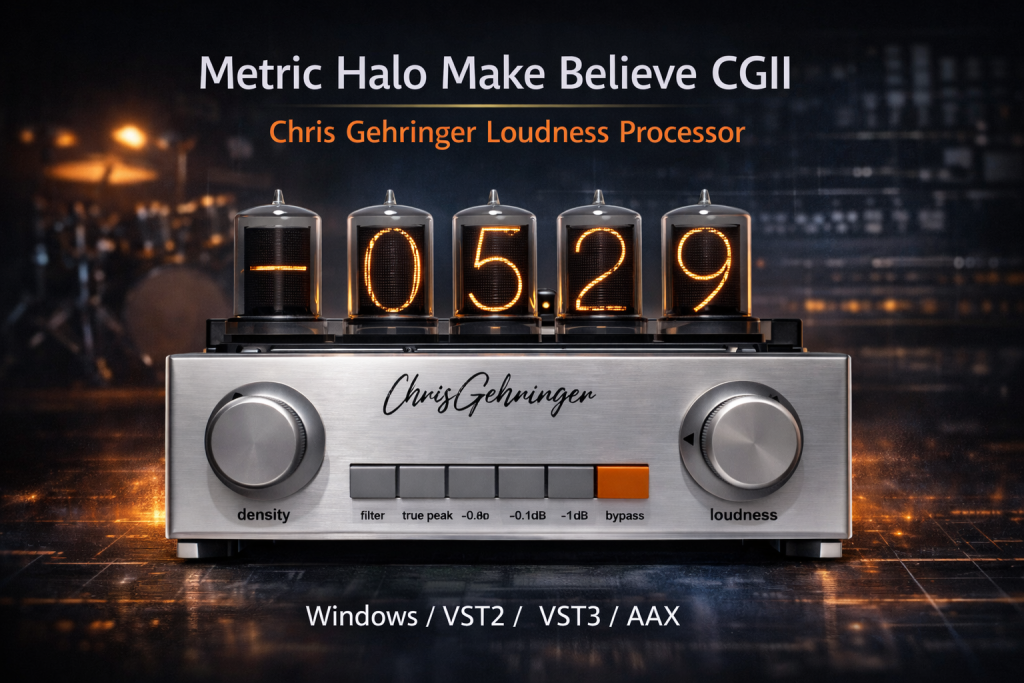 图片[1]-Metric Halo Make Believe CGII ｜v4.1.0.264 母带响度处理器
