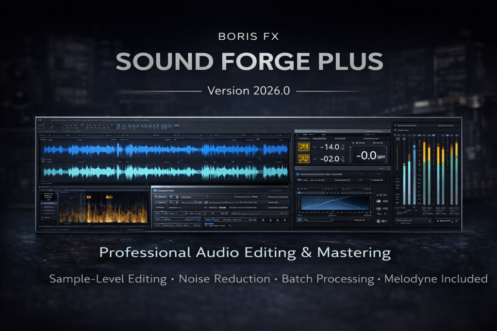 图片[1]-Boris FX Sound Forge Plus 2026.0 音频编辑软件
