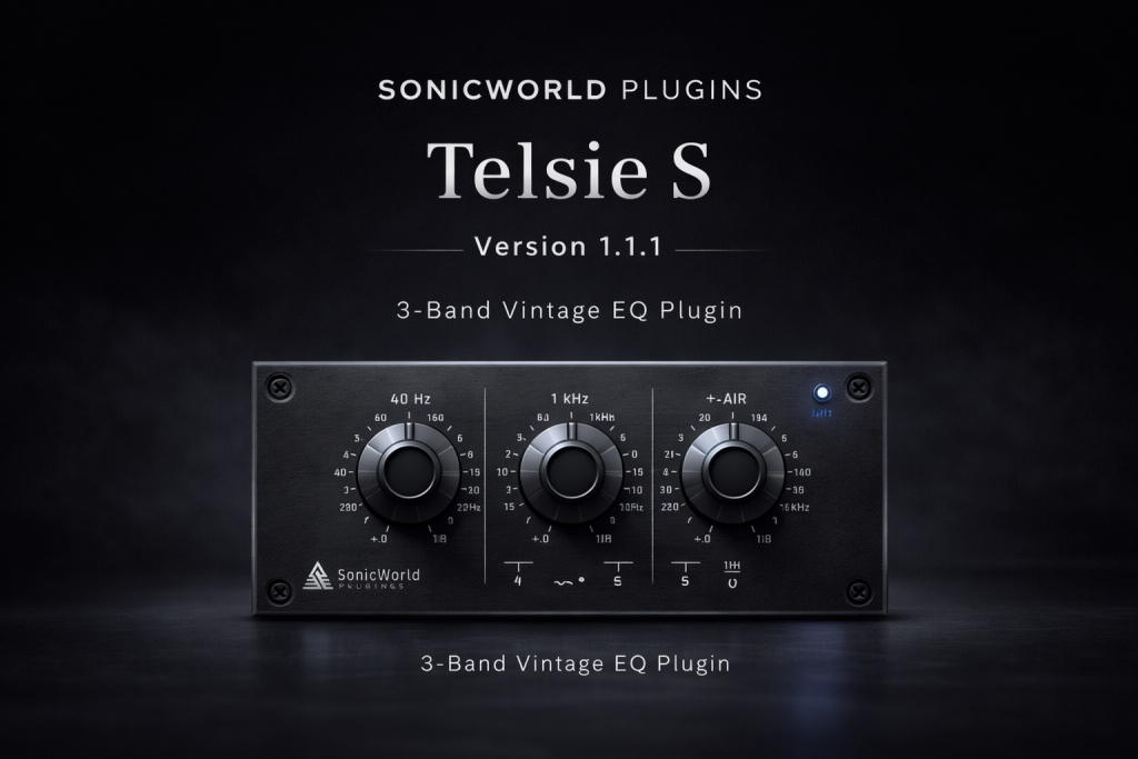图片[1]-SonicWorld Telsie S v1.1.1 均衡器插件